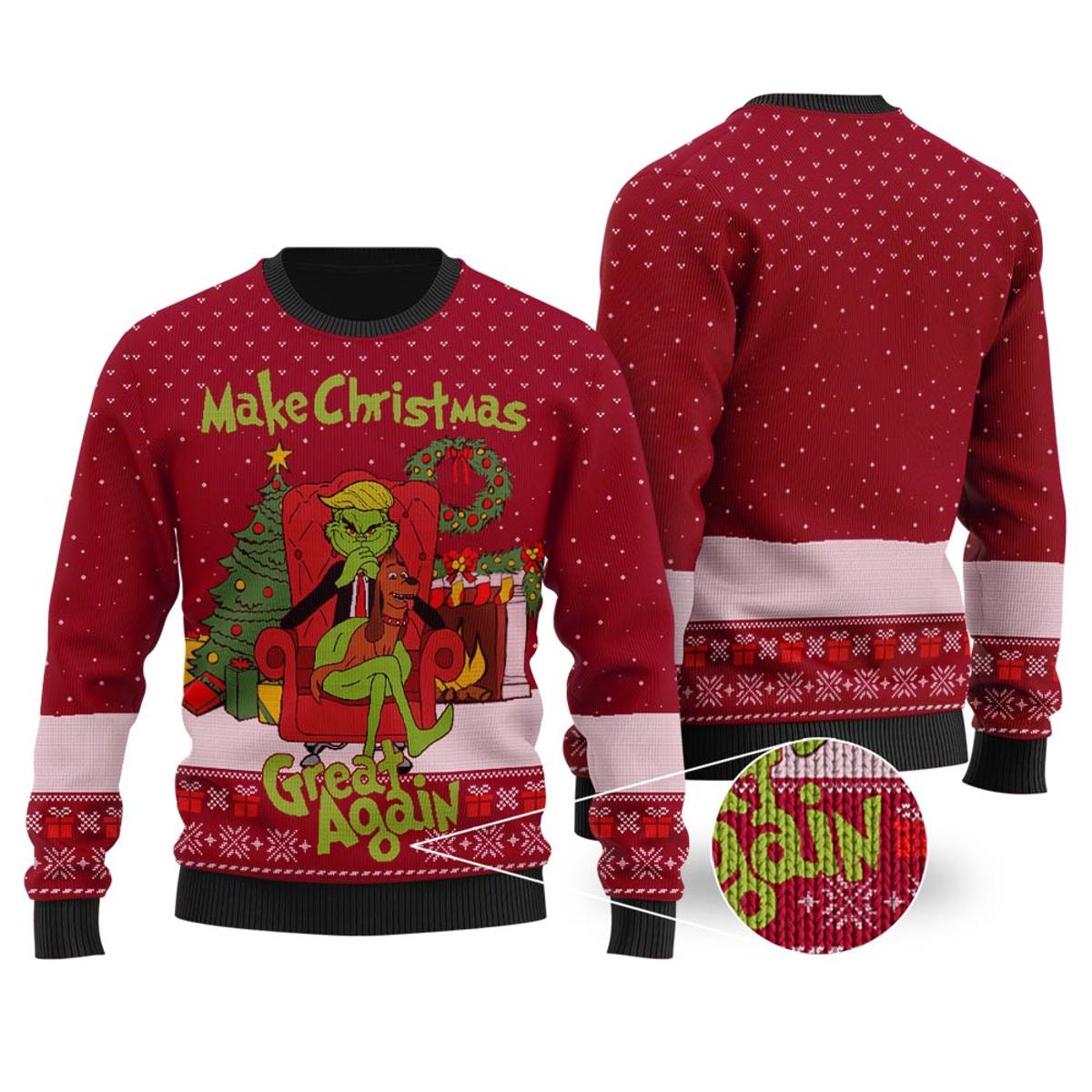 The Grinch Hated Christmas Grinch Sweater