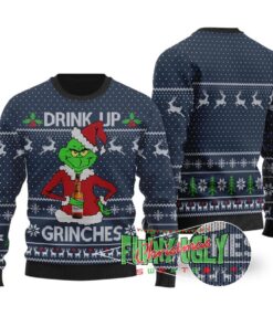 Funny Grinch Stealing Budweiser Beer Sweater