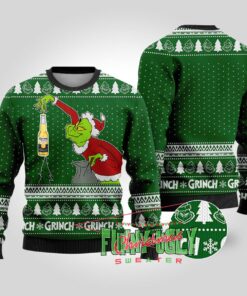 Funny Grinch Stole Corona Extra Christmas Sweater