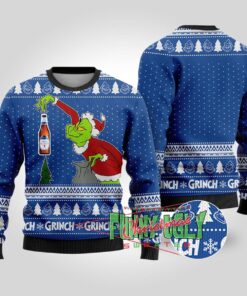 Funny Grinch Stole Michelob Ultra Christmas Sweater