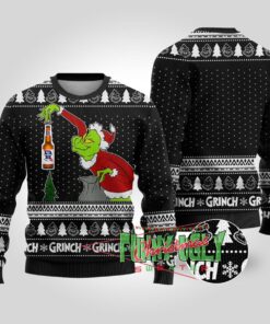 Funny Grinch Stole Pabst Blue Ribbon Christmas Sweater
