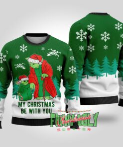 Funny Grogu Yoda Ugly Sweater