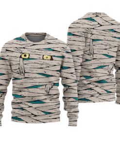 Funny Halloween Mummy Custome Sweater Men