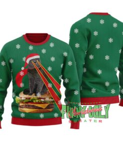 The Great Ramen Off Kanagawa Ramen Pixel Style Ugly Xmas Sweater Funny Gift For Fans