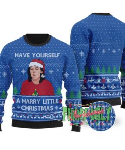 Funny Harry Style Mens Christmas Sweater