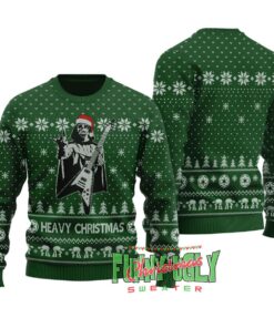 Funny Heavy Metal Star War Mens Ugly Christmas Sweater