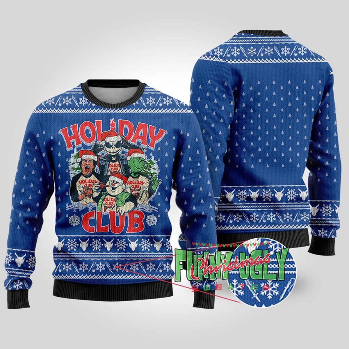 Funny Boogeyman Ugly Christmas Sweater