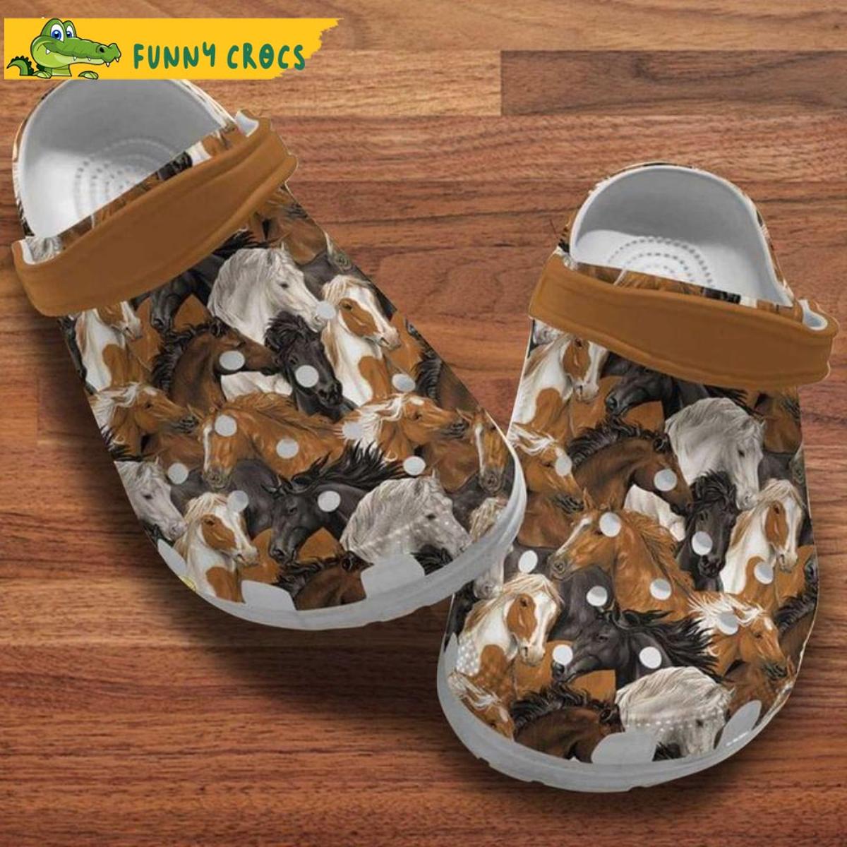 Funny Horse Christmas Crocs Clog Slippers