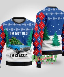 Funny I Am Classic Christmas Sweaters Women