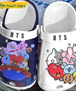 Funny Icoins Spaceship Bts Crocs Clog Shoes