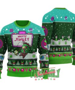 Funny Invader Zim Christmas Sweater Men