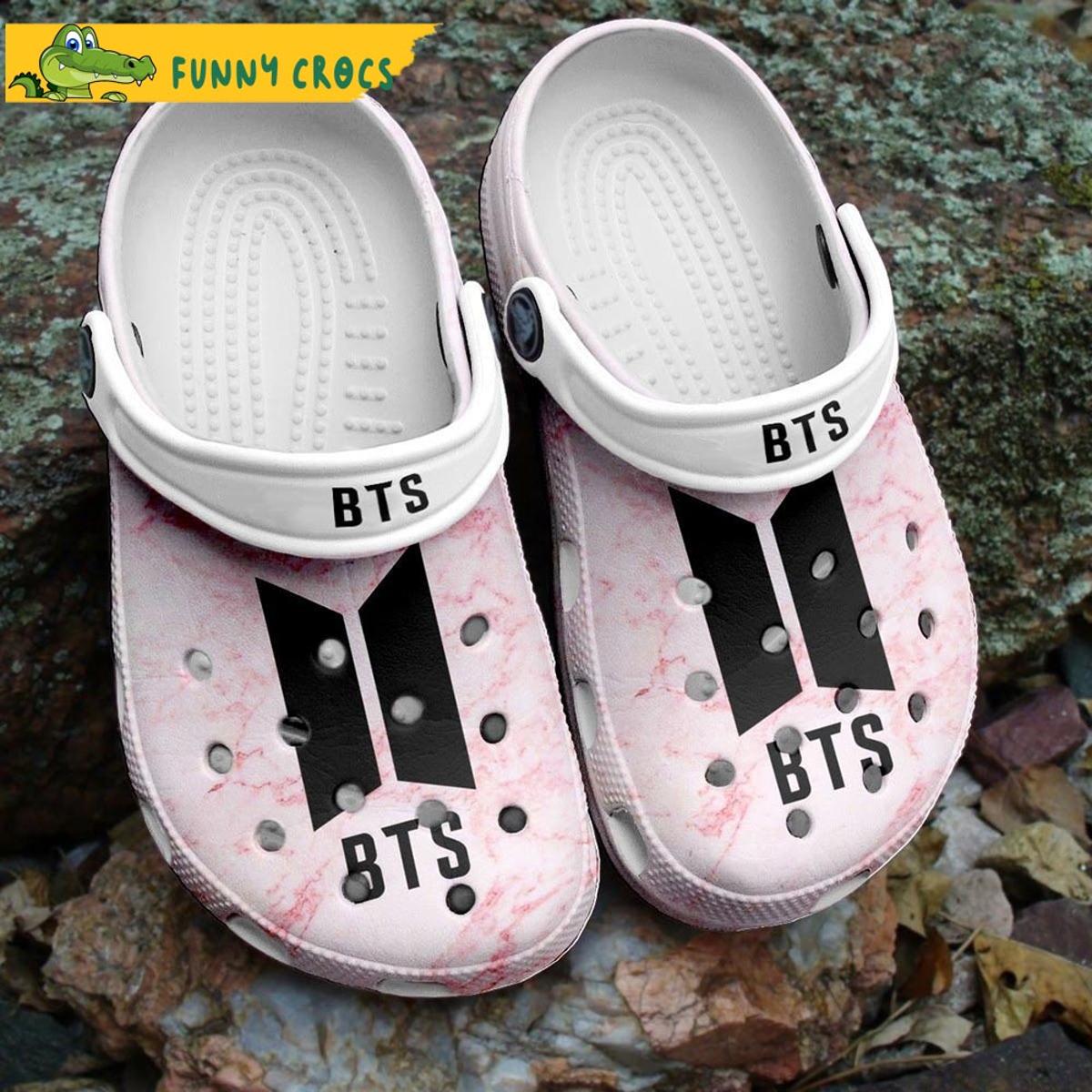 Funny Logo Bts Crocs Clog Shoes