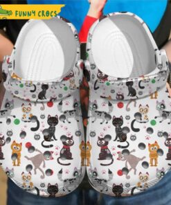 Funny Lovely Cats With Crocs Clog Shoes
