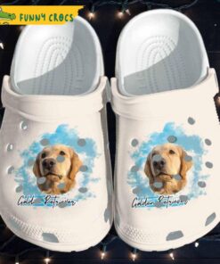 Funny Lover Golden Retriever Dog Crocs Slippers