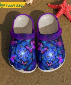 Funny Magic Butterfly Crocs Clog Shoes