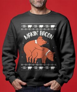 Funny Making Bacon Funny Christmas Sweaters