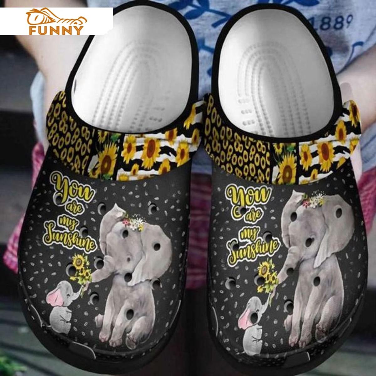 Funny Colorful Elephant Crocs Sandals