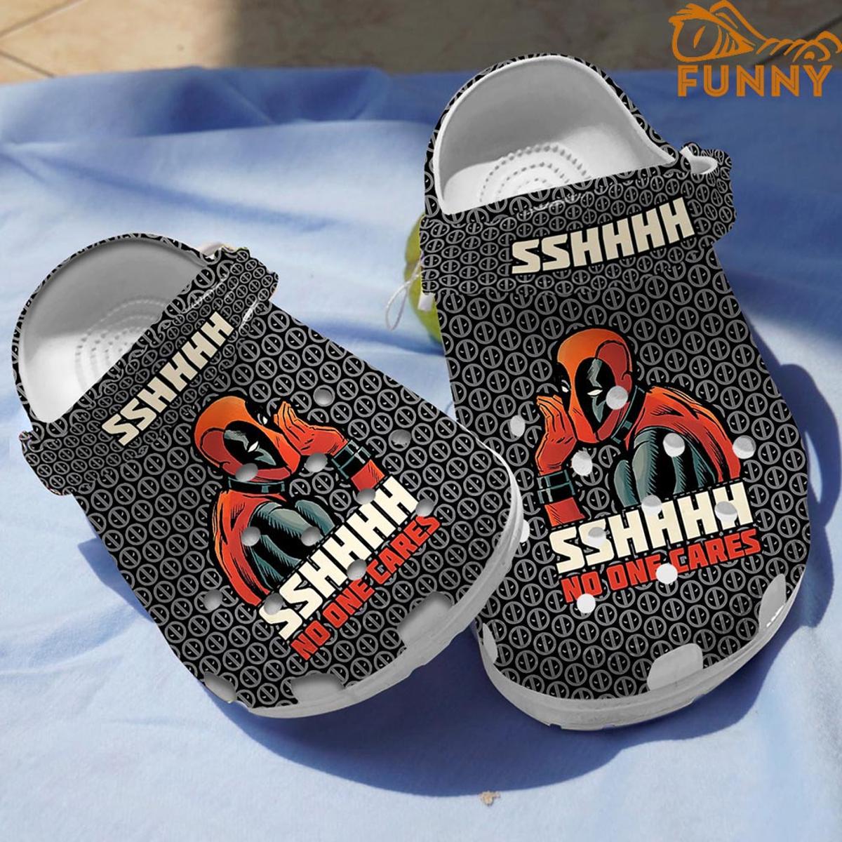 Cartoon Deadpool And Grinch Crocs Clog Slippers