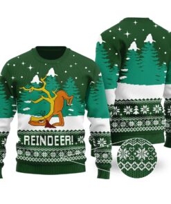 Funny Max Reindeer Grinch Sweater