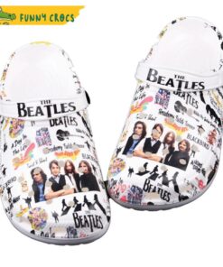 Funny Colorful The Beatles Crocs Shoes