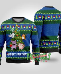 Funny Merry Fairymas Pok�mon Christmas Sweater