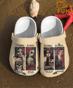 Funny Mexican Sugar Skull Crocs Sandals