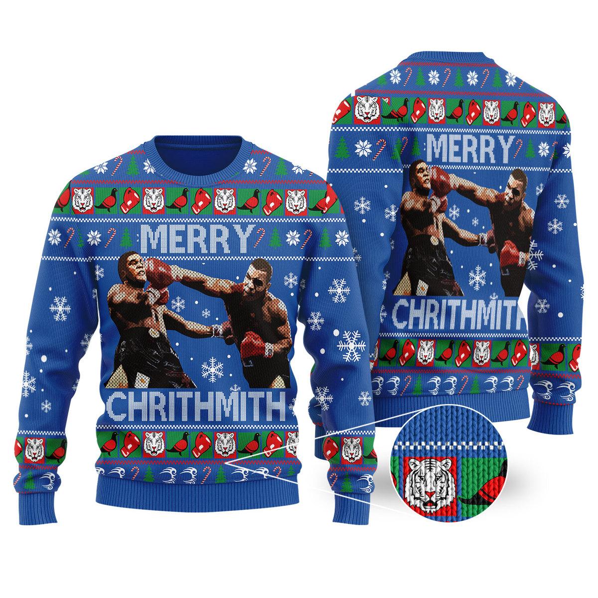 Funny Mike Tyson Christmas Sweater