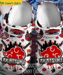 Funny Naruto Akatsuki Crocs Shoes