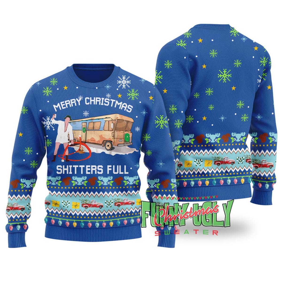 Funny Disney Lilo And Stitch Christmas Sweater