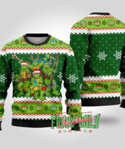 Funny Ninja Turtles Christmas Sweater