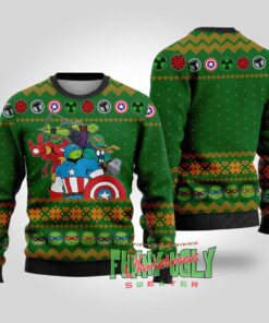 Funny Ninja Turtles Marvel Ugly Sweaters