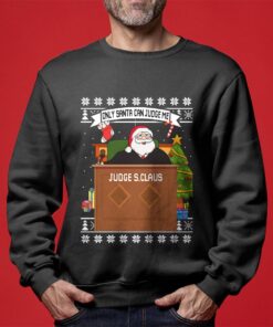 Funny Only Santa Can Judge Me Christmas Sweater Men