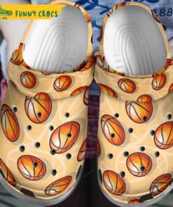 Funny Orange Basketball Crocs Slippers