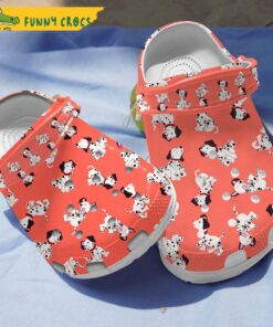 Funny Orange Dalmatian Dog Crocs Clog Shoes