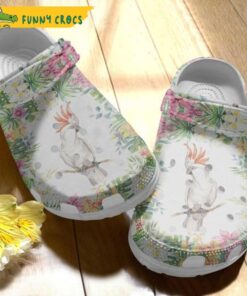 Floral Not All Angels Have Wings Black Nurse Crocs Clog Slippers