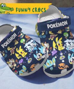 Funny Pattern Pokemon Crocs Clog Slippers