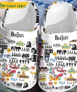 Funny Patterns The Beatles Crocs Slippers