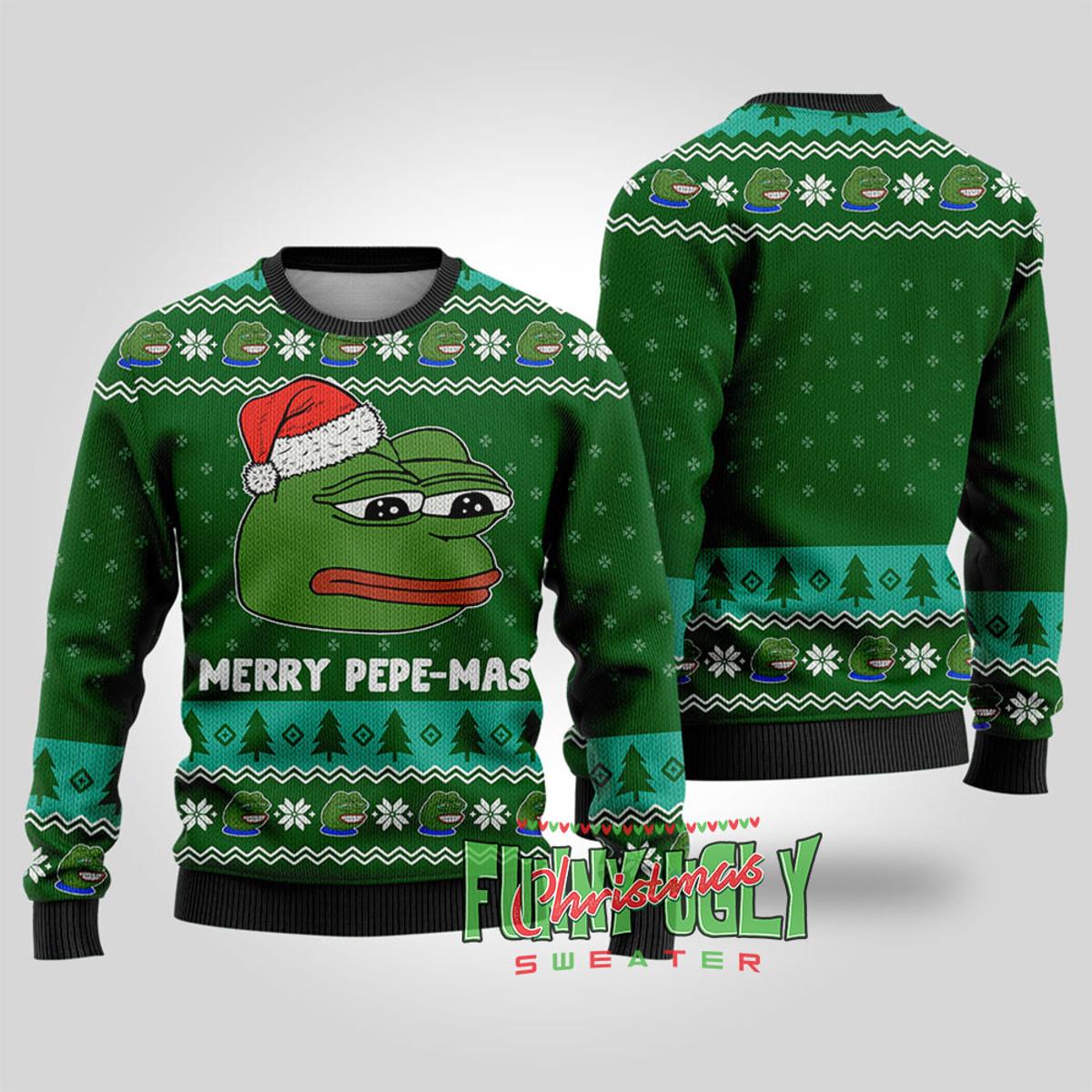 Funny Up On The Housetop Ugly Christmas Sweater