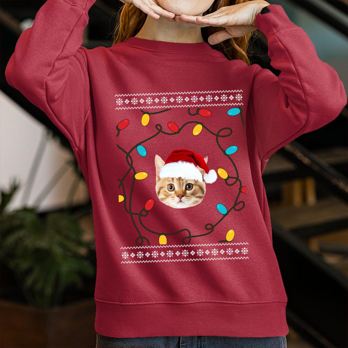 Custom Cat Ugly Christmas Sweater