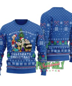 Funny Phineas And Ferb Christmas Sweater