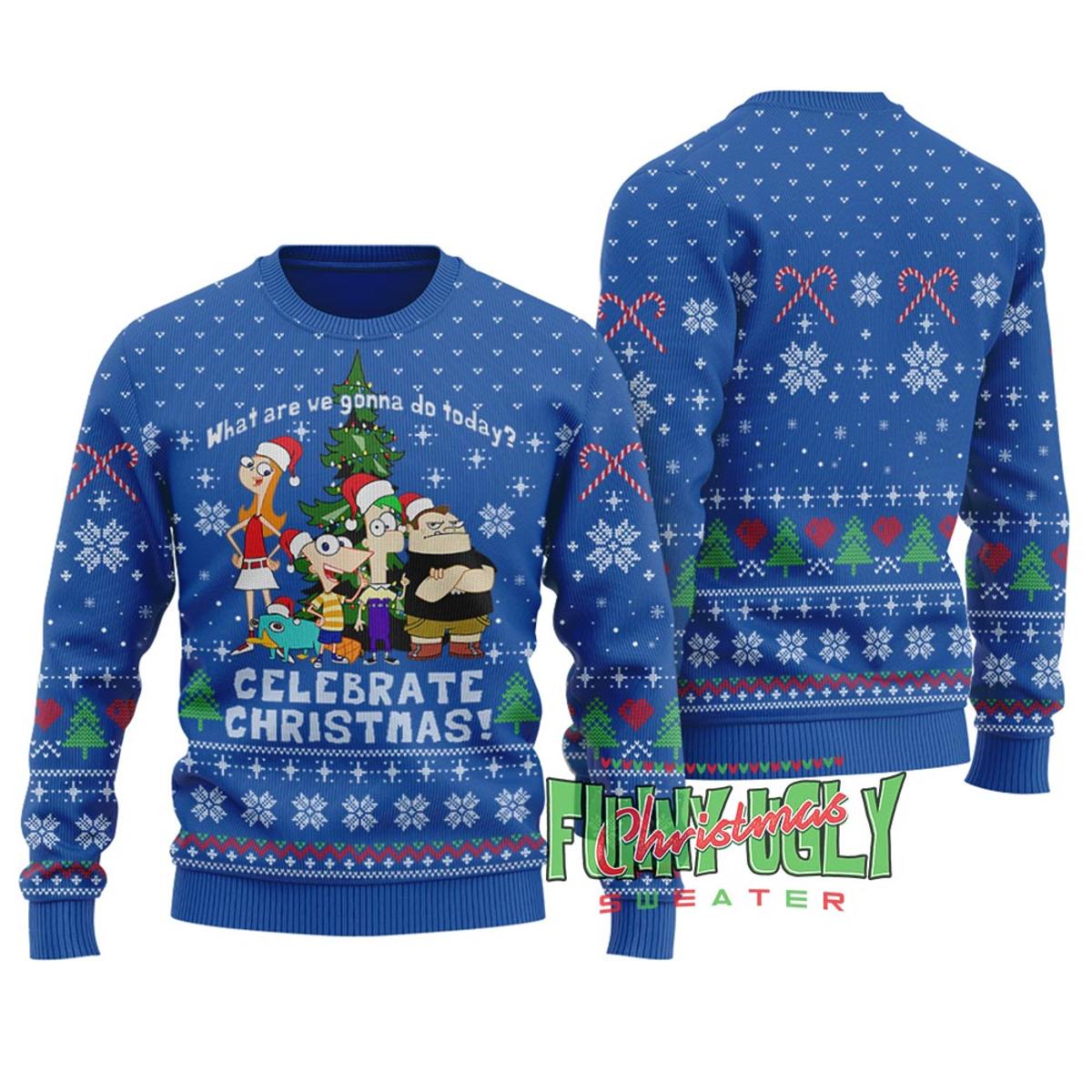 Funny Rude Reindeer Christmas Sweater