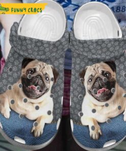 Funny Pug Love Puppy Dog Crocs Clog