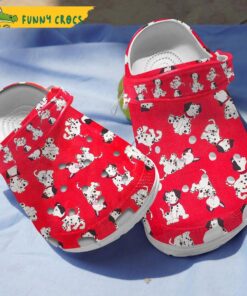 Funny Red Dalmatian Crocs Slippers