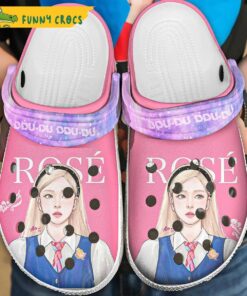 Funny Purple Blackpink Crocs