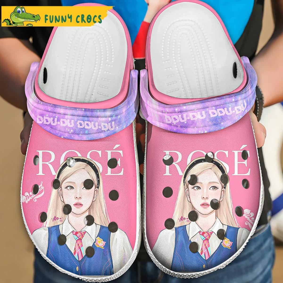 Funny Purple Blackpink Crocs