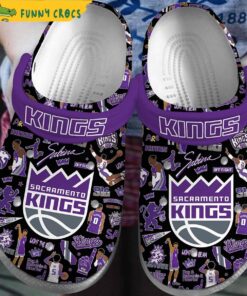 Funny Sacramento Kings Crocs Slippers