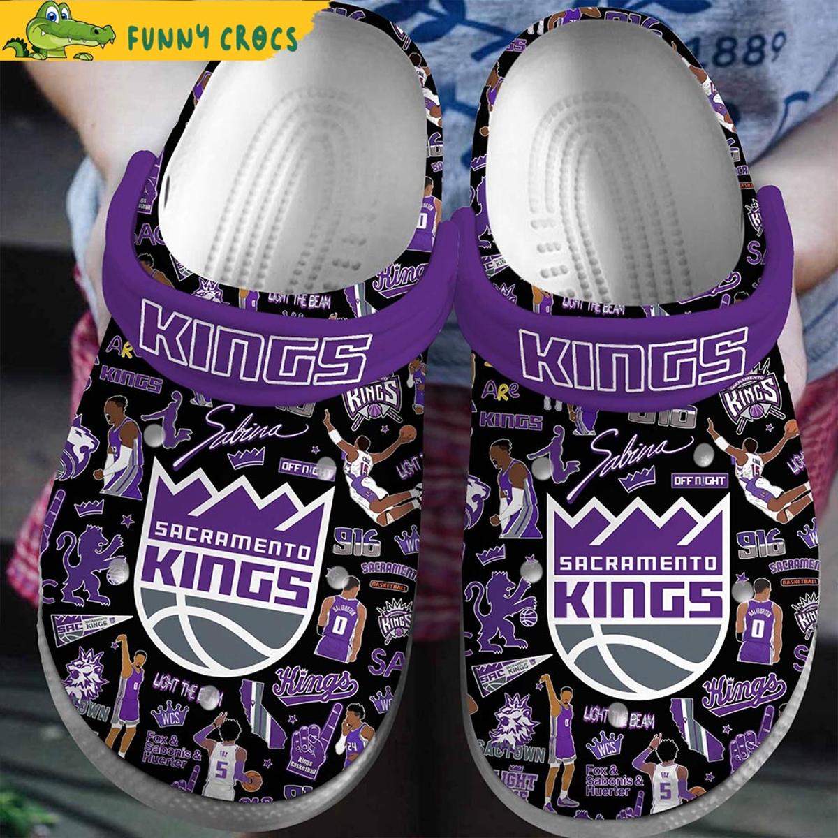 Basketball Nba Crocs Sacramento Kings Shoes