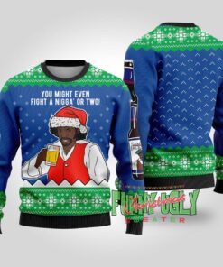 Funny Samuel Jackson Beer Drink Christmas Sweater