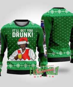 Funny Samuel Jackson Beer Ugly Sweater