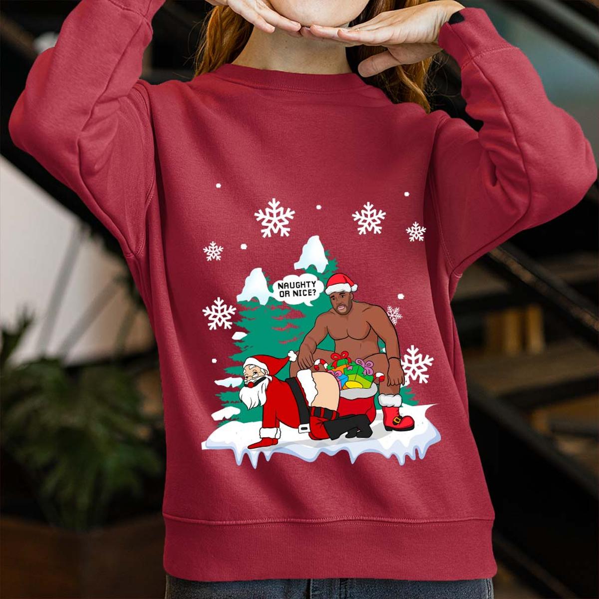 Vintage Gingerbread House Funny Christmas Sweaters